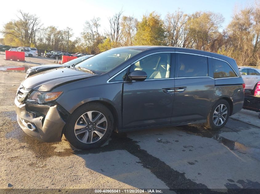 2014 Honda Odyssey Touring/Touring Elite VIN: 5FNRL5H9XEB128821 Lot: 40905041