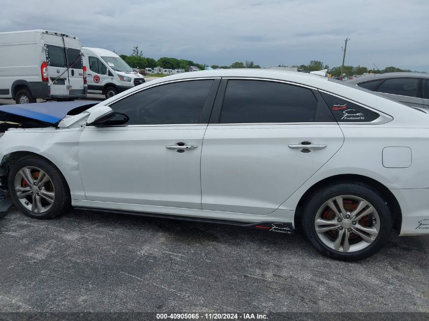 2018 Hyundai Sonata Sel VIN: 5NPE34AF8JH624401 Lot: 40905065