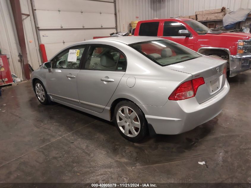 2007 Honda Civic Lx VIN: 1HGFA165X7L069966 Lot: 40905079