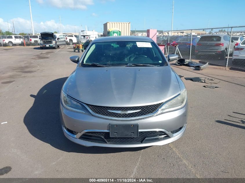 2015 Chrysler 200 C VIN: 1C3CCCCG5FNS15266 Lot: 40905114