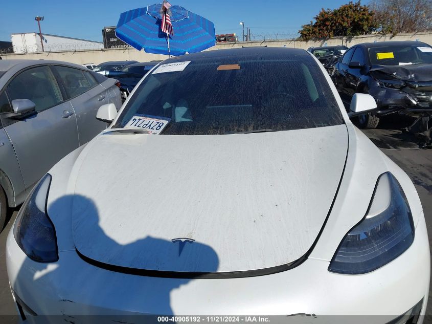 2022 Tesla Model 3 Long Range Dual Motor All-Wheel Drive VIN: 5YJ3E1EB0NF159592 Lot: 40905192