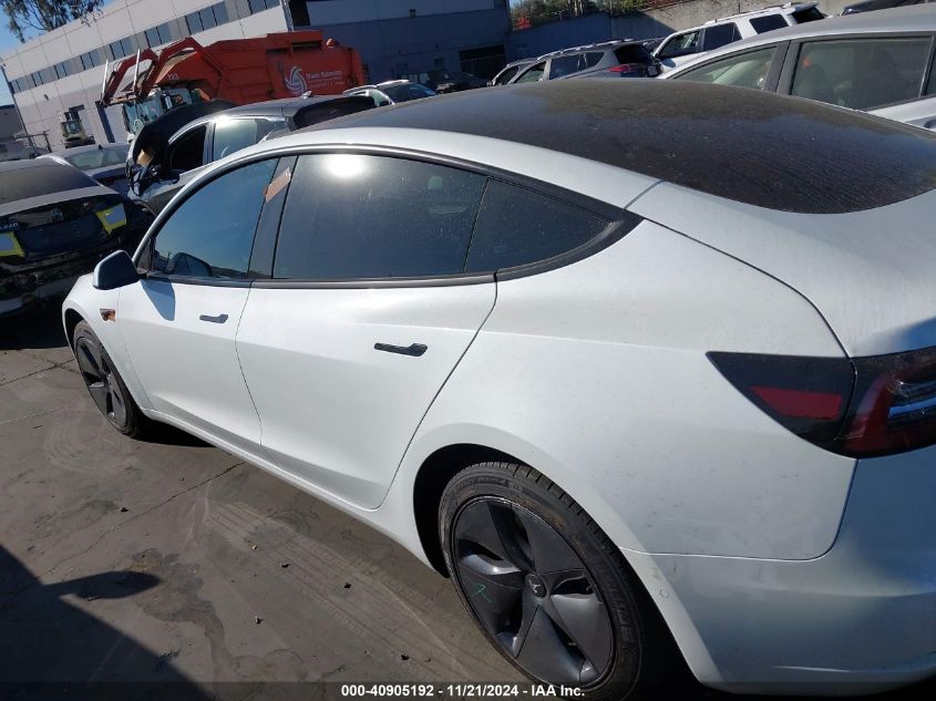 2022 Tesla Model 3 Long Range Dual Motor All-Wheel Drive VIN: 5YJ3E1EB0NF159592 Lot: 40905192