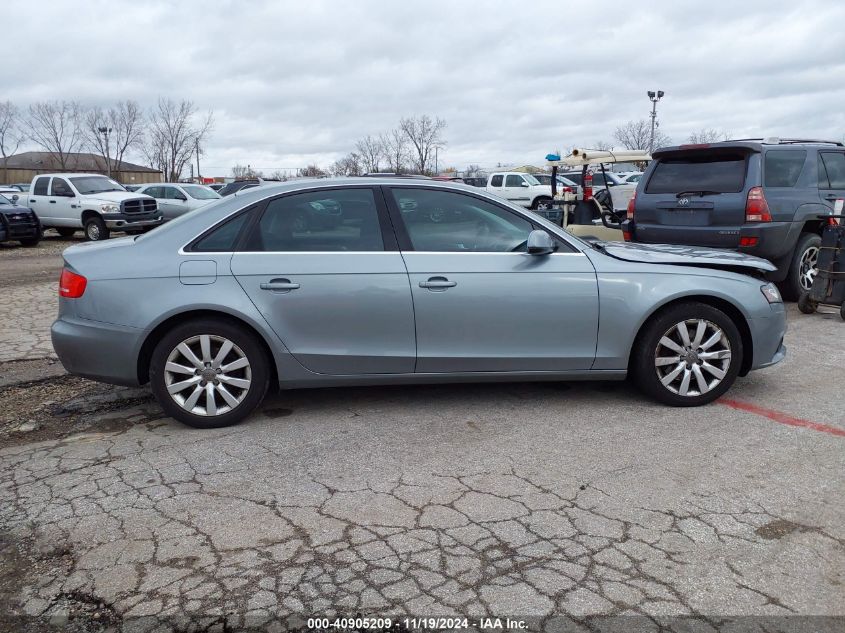 2010 Audi A4 2.0T Premium VIN: WAUFFAFL9AN053930 Lot: 40905209