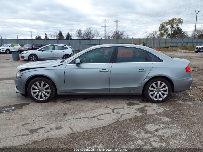 2010 Audi A4 2.0T Premium VIN: WAUFFAFL9AN053930 Lot: 40905209