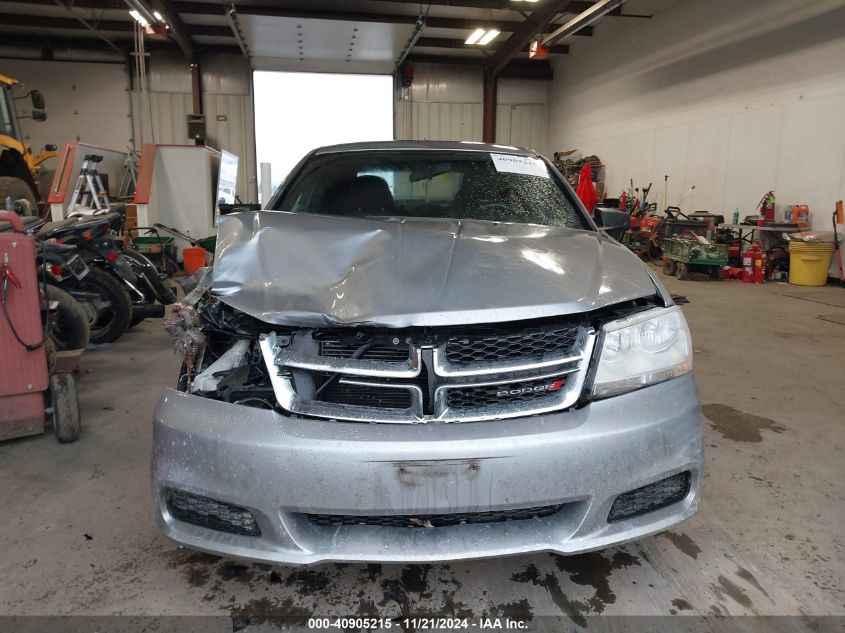 2013 Dodge Avenger Se V6 VIN: 1C3CDZAG9DN720461 Lot: 40905215