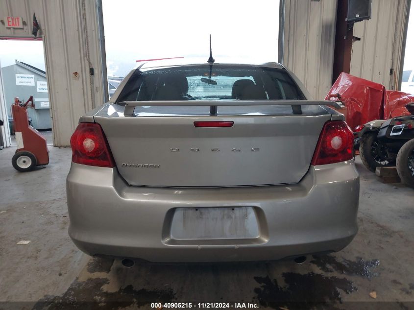 2013 Dodge Avenger Se V6 VIN: 1C3CDZAG9DN720461 Lot: 40905215