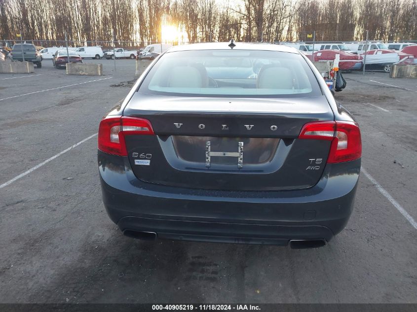 2015 Volvo S60 T5 Premier VIN: YV1612TK9F2363968 Lot: 40905219