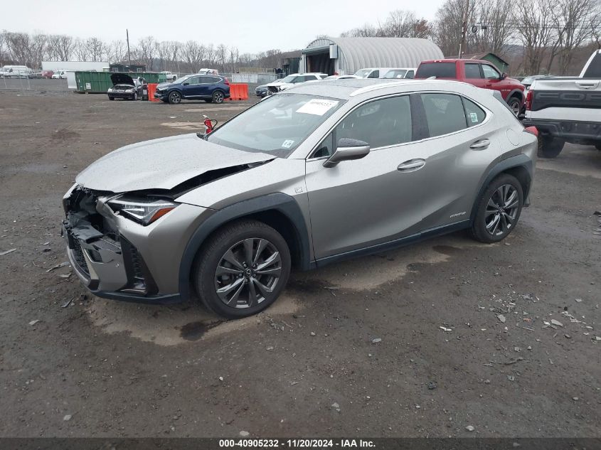 VIN JTHR9JBH9M2041385 2021 Lexus UX 250H, F Sport no.2