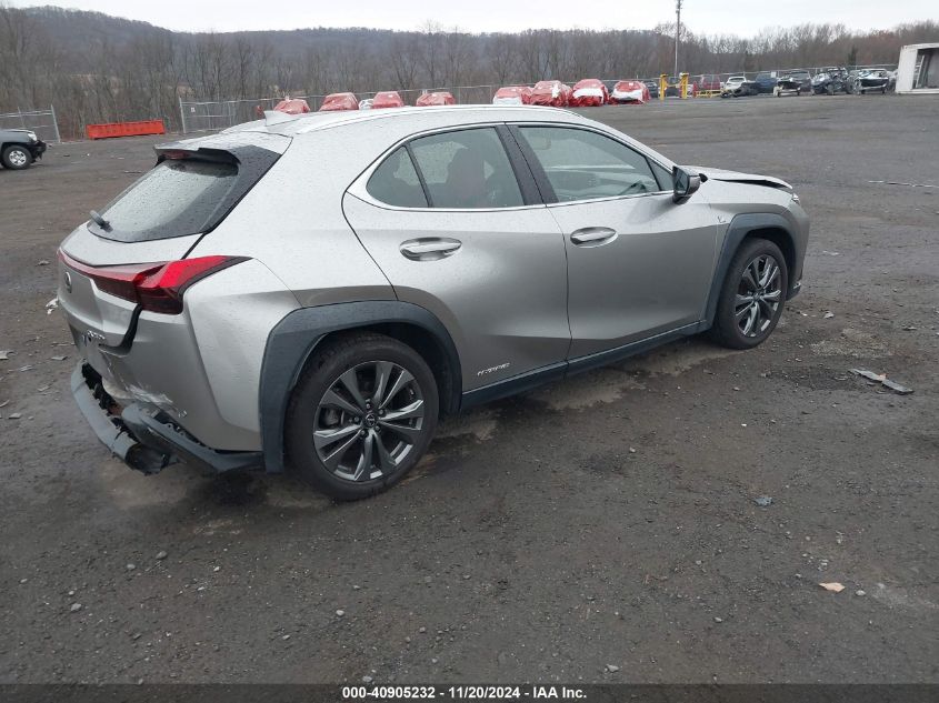 VIN JTHR9JBH9M2041385 2021 Lexus UX 250H, F Sport no.4