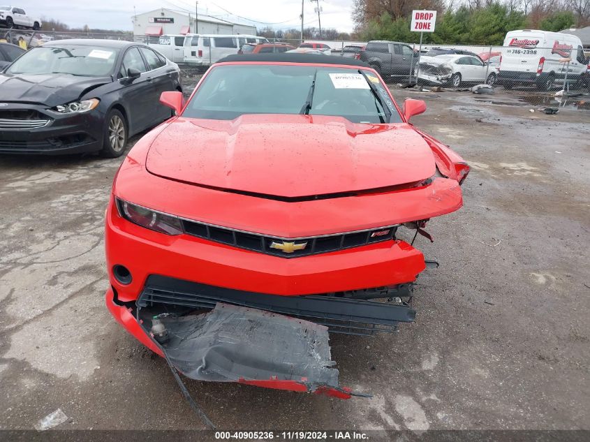 2015 Chevrolet Camaro 2Lt VIN: 2G1FF3D3XF9246222 Lot: 40905236