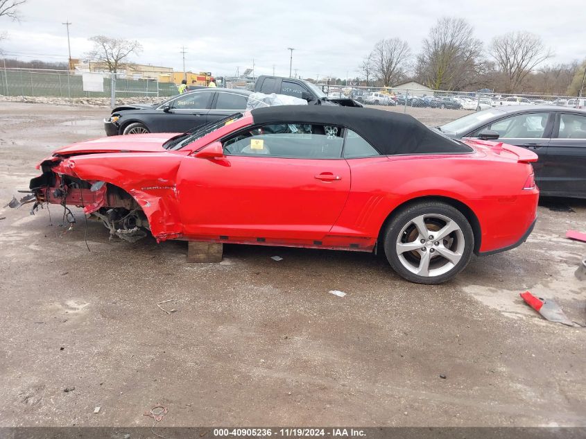 2015 Chevrolet Camaro 2Lt VIN: 2G1FF3D3XF9246222 Lot: 40905236