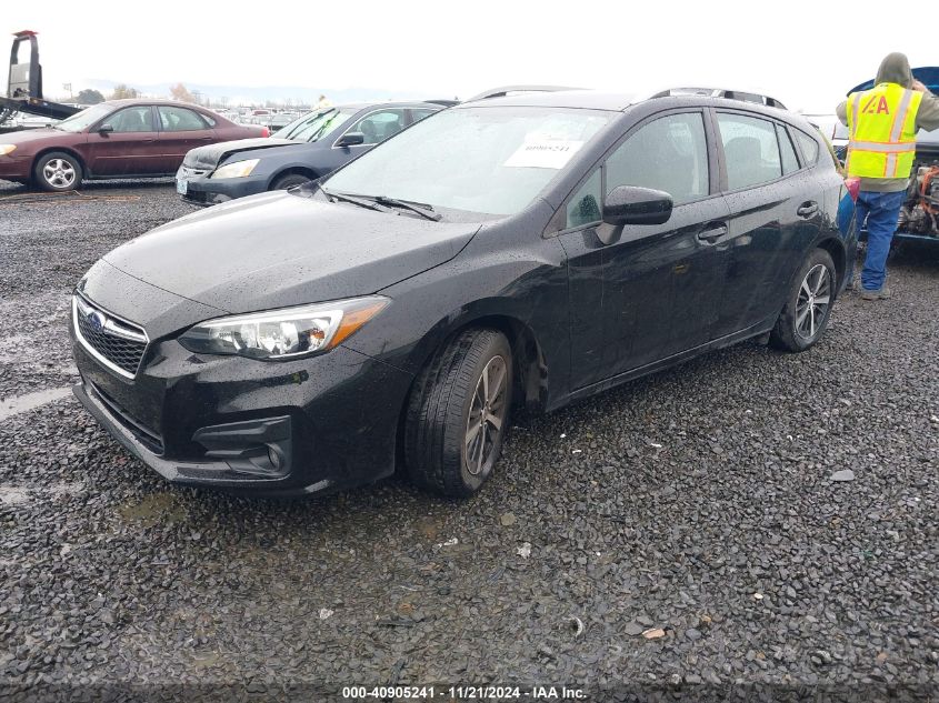 2019 Subaru Impreza 2.0I Premium VIN: 4S3GTAD65K3725931 Lot: 40905241