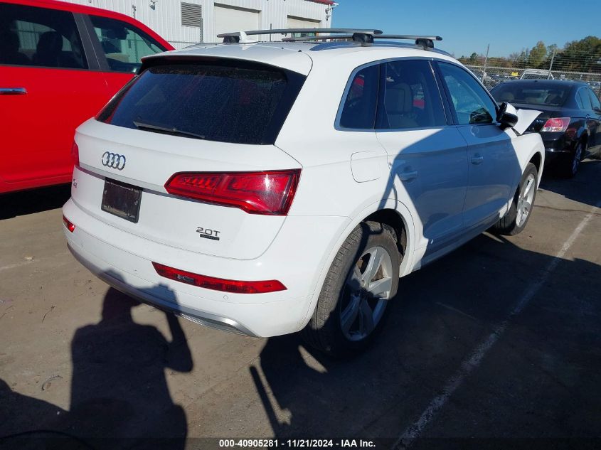 2018 Audi Q5 2.0T Premium/2.0T Tech Premium VIN: WA1BNAFY8J2062503 Lot: 40905281