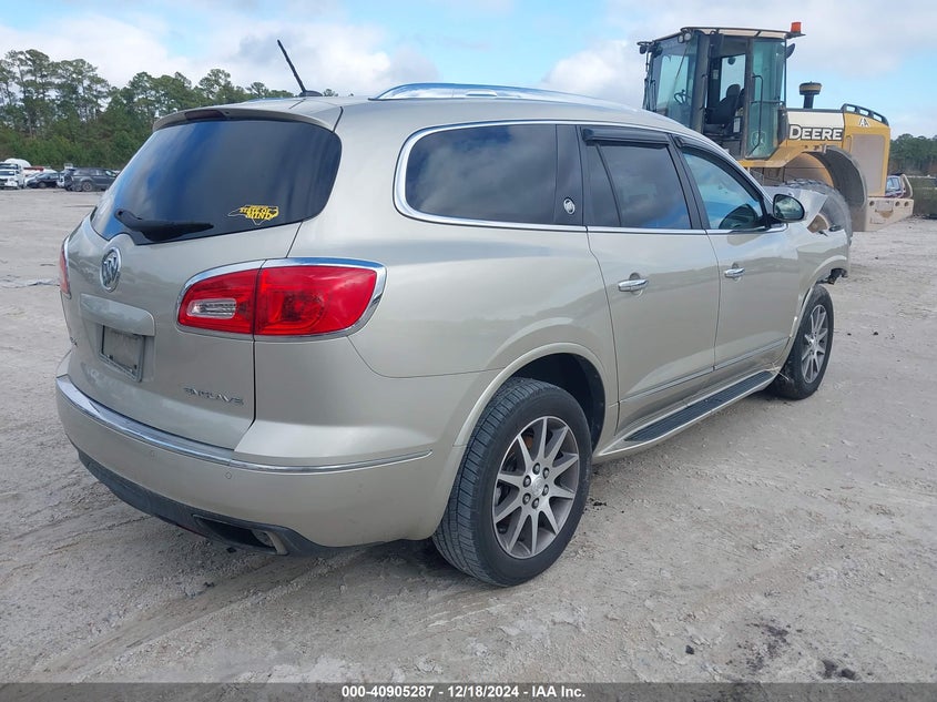 Vin: 5gakrbkd5ej138694, lot: 41394978, buick enclave leather 20144