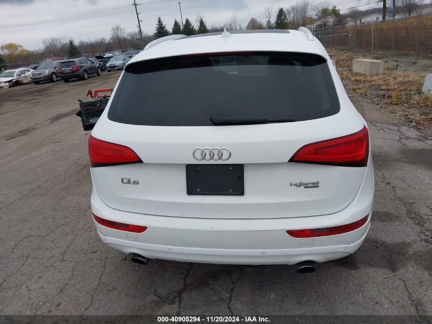 2013 Audi Q5 Hybrid 2.0T Prestige VIN: WA1C8AFP2DA008336 Lot: 40905294