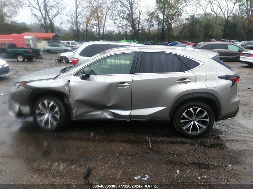 2015 Lexus Nx 200T F Sport VIN: JTJBARBZ0F2015629 Lot: 40905305