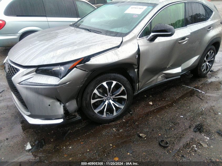 2015 Lexus Nx 200T F Sport VIN: JTJBARBZ0F2015629 Lot: 40905305