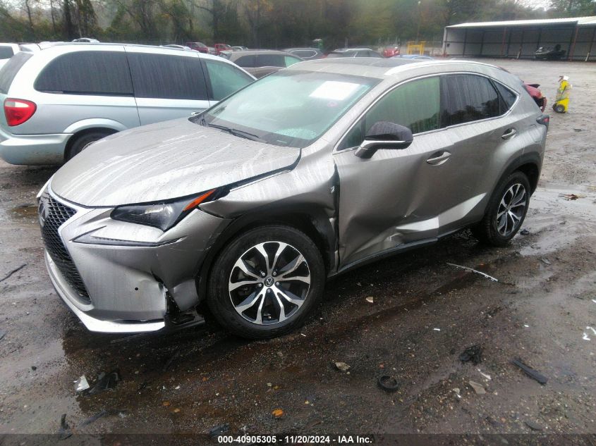 VIN JTJBARBZ0F2015629 2015 Lexus NX, 200T F Sport no.2