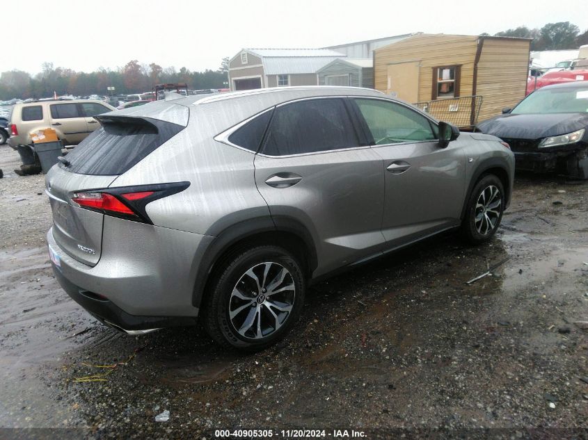 VIN JTJBARBZ0F2015629 2015 Lexus NX, 200T F Sport no.4