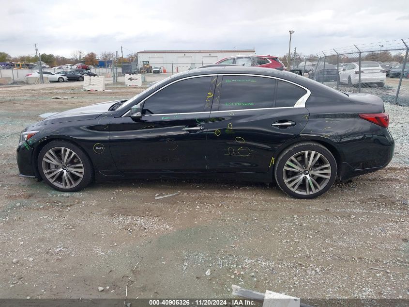 2019 Infiniti Q50 3.0T Sport VIN: JN1EV7AR9KM557095 Lot: 40905326