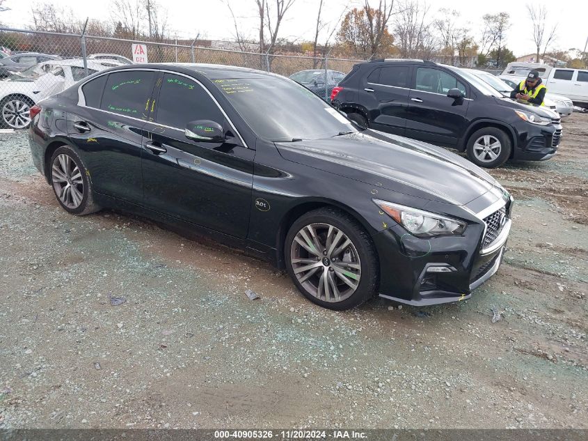 2019 Infiniti Q50 3.0T Sport VIN: JN1EV7AR9KM557095 Lot: 40905326