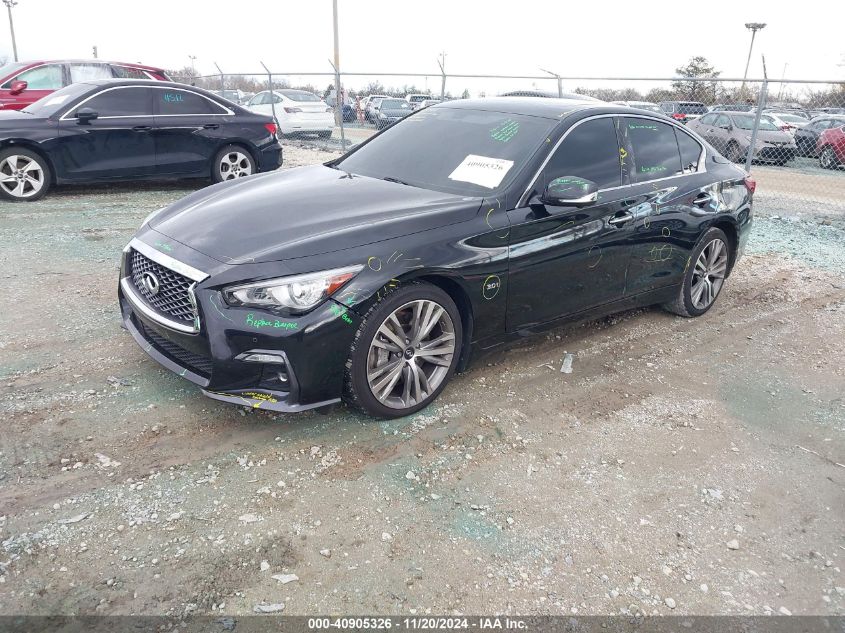 2019 Infiniti Q50 3.0T Sport VIN: JN1EV7AR9KM557095 Lot: 40905326