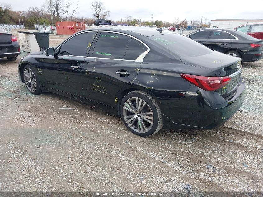 2019 Infiniti Q50 3.0T Sport VIN: JN1EV7AR9KM557095 Lot: 40905326