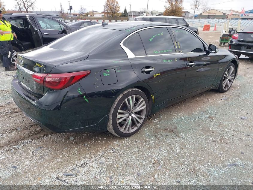 2019 Infiniti Q50 3.0T Sport VIN: JN1EV7AR9KM557095 Lot: 40905326