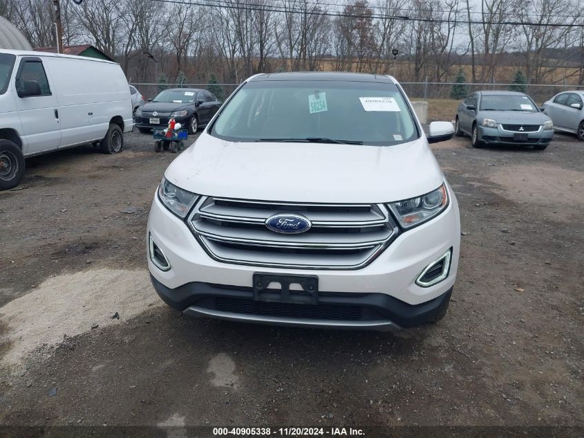 2018 Ford Edge Titanium VIN: 2FMPK4K91JBC11795 Lot: 40905338