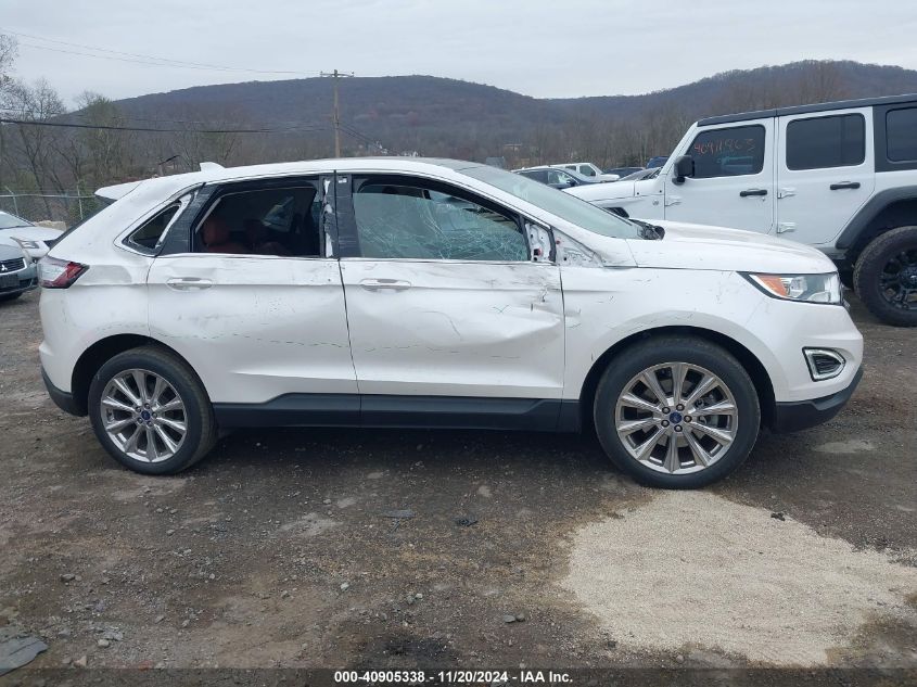 2018 Ford Edge Titanium VIN: 2FMPK4K91JBC11795 Lot: 40905338