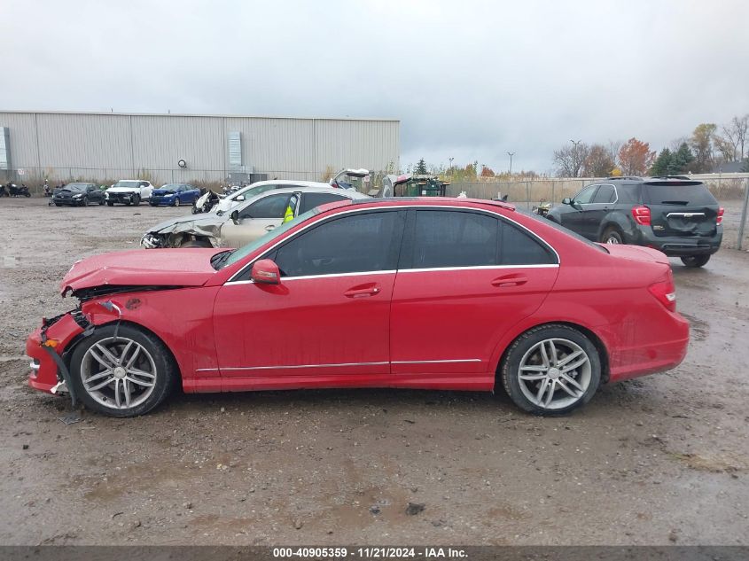 2014 Mercedes-Benz C 300 Luxury 4Matic/Sport 4Matic VIN: WDDGF8AB7ER305175 Lot: 40905359