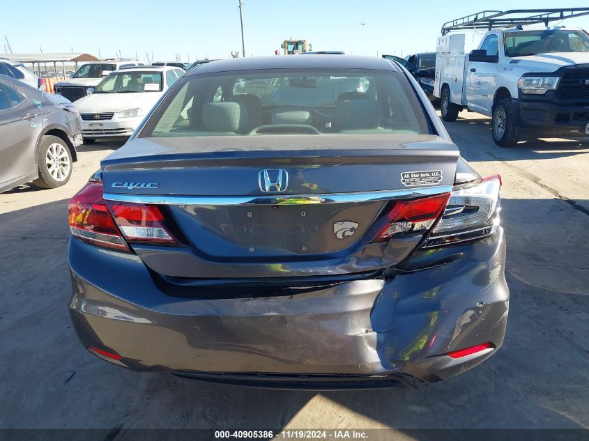 2014 Honda Civic Lx VIN: 19XFB2F56EE038639 Lot: 40905386