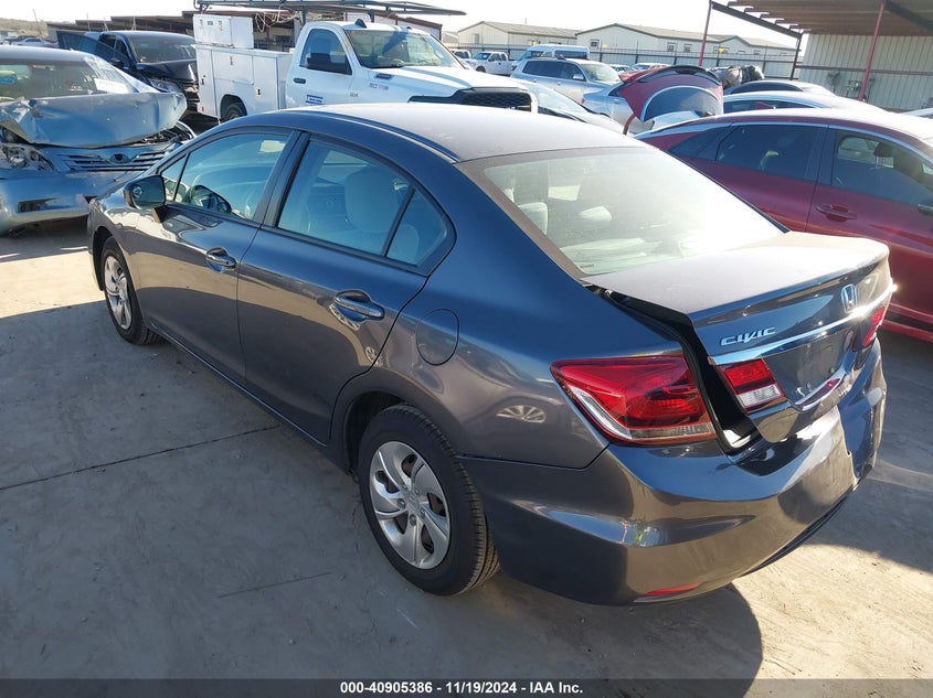 2014 HONDA CIVIC VIN: 19XFB2F56EE038639