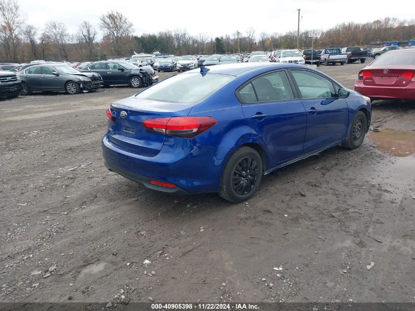 2017 Kia Forte Lx VIN: 3KPFK4A70HE068390 Lot: 40905398