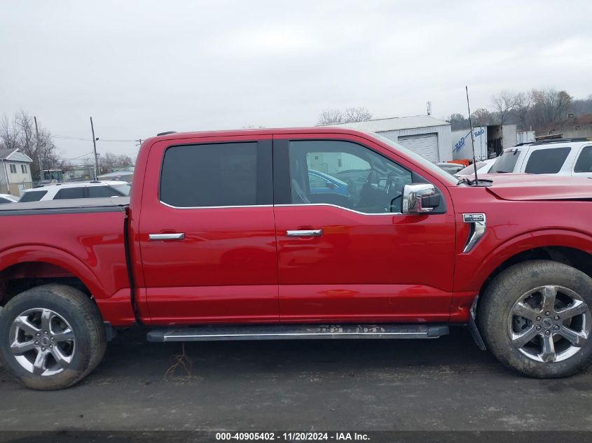 2021 Ford F-150 Lariat VIN: 1FTFW1E82MKE10421 Lot: 40905402