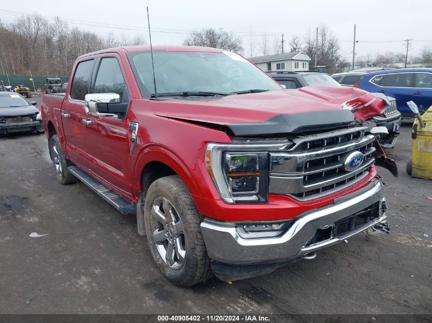 2021 Ford F-150 Lariat VIN: 1FTFW1E82MKE10421 Lot: 40905402