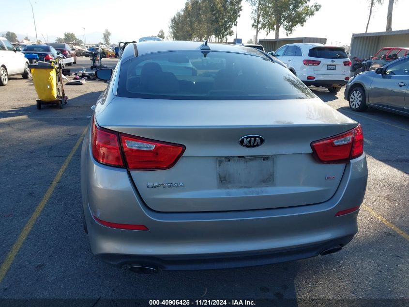 2015 Kia Optima Lx VIN: 5XXGM4A70FG468596 Lot: 40905425