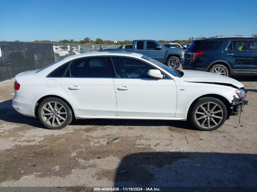 2016 Audi A4 2.0T Premium VIN: WAUFFAFL1GA011848 Lot: 40905436