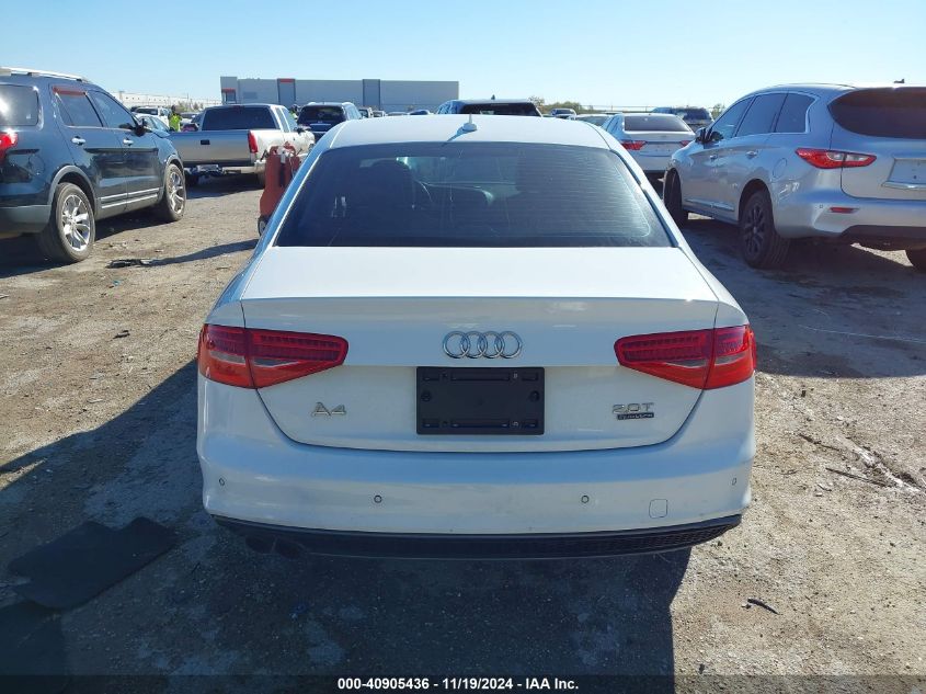 2016 Audi A4 2.0T Premium VIN: WAUFFAFL1GA011848 Lot: 40905436