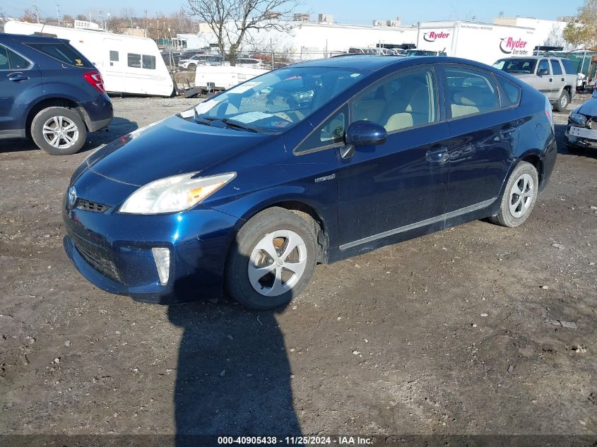 VIN JTDKN3DU1D1639383 2013 Toyota Prius no.2