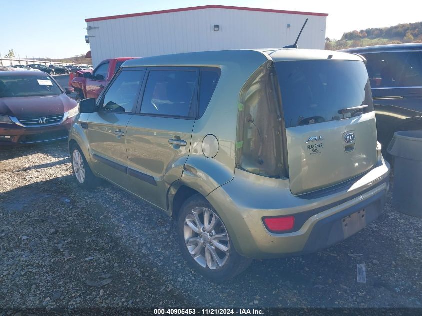 2012 Kia Soul + VIN: KNDJT2A69C7425643 Lot: 40905453