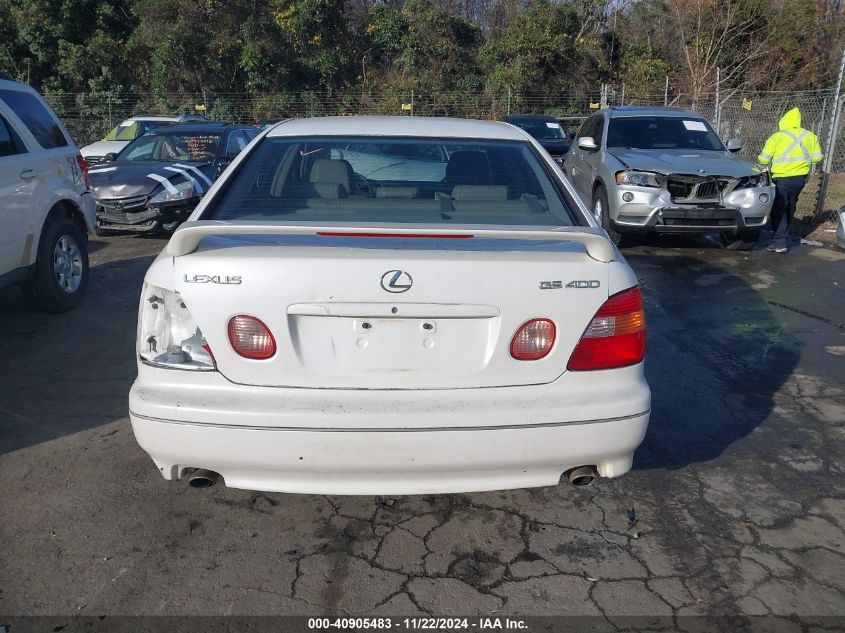 1999 Lexus Gs 400 VIN: JT8BH68XXX0018469 Lot: 40905483