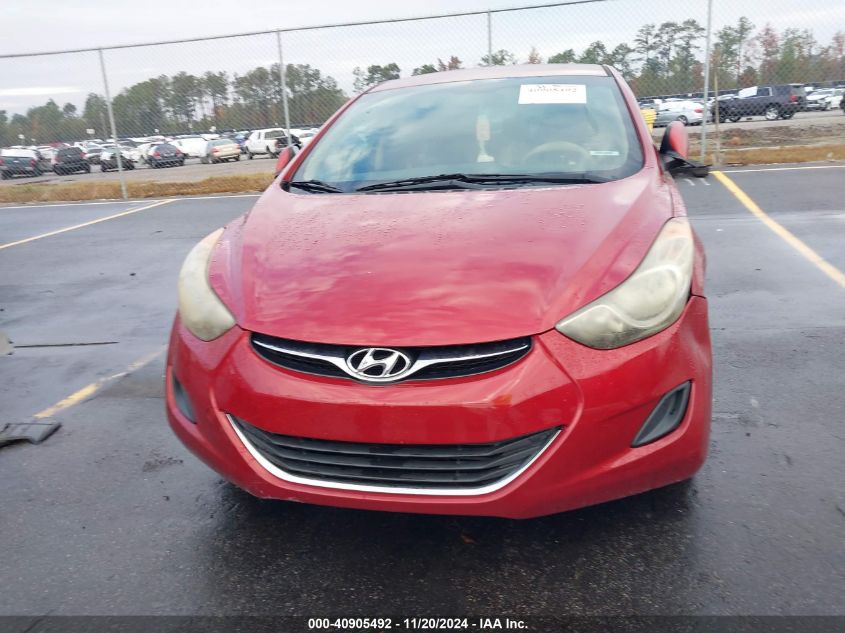 2013 Hyundai Elantra Gls/Limited VIN: KMHDH4AE5DU497052 Lot: 40905492