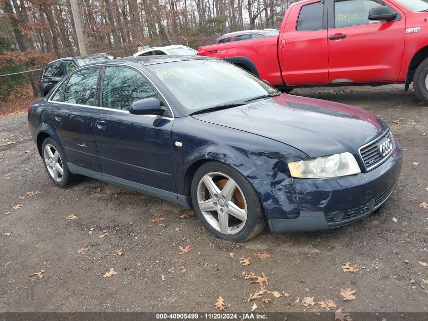 2004 Audi A4 3.0 VIN: WAULT68E54A064085 Lot: 40905499