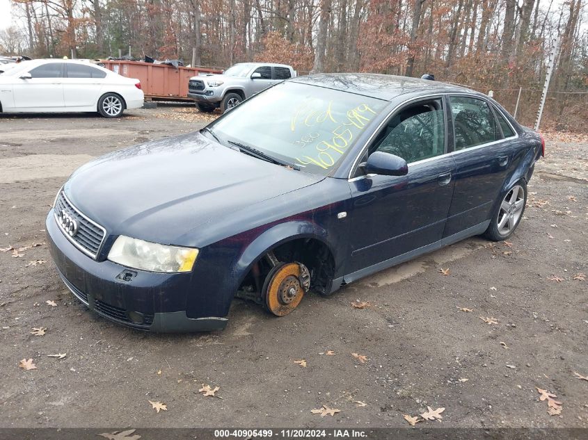 2004 Audi A4 3.0 VIN: WAULT68E54A064085 Lot: 40905499