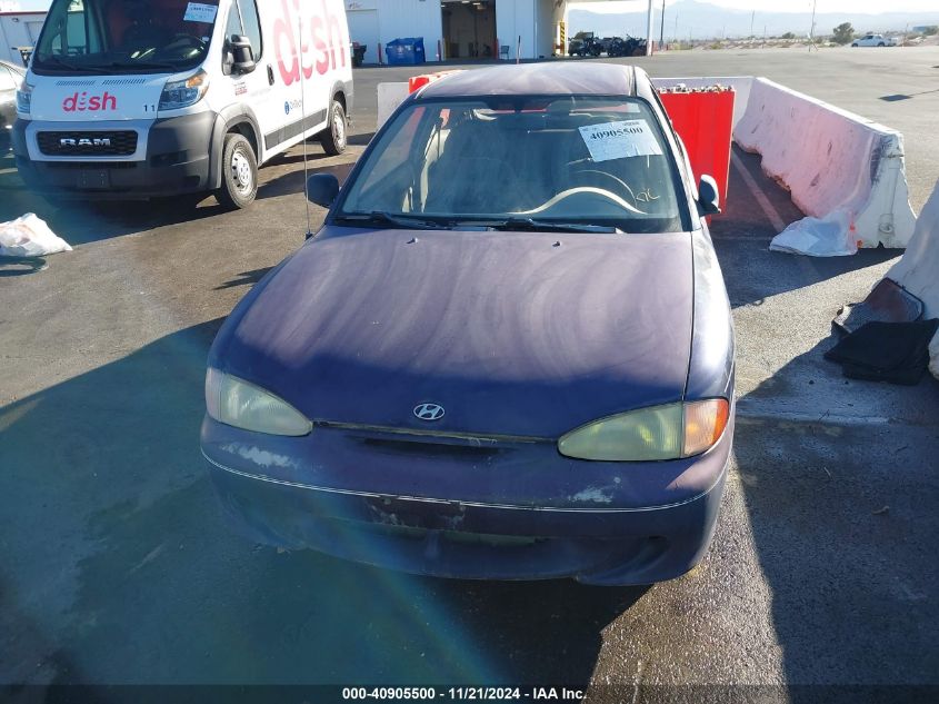 1996 Hyundai Accent L VIN: KMHVD14N9TU137727 Lot: 40905500