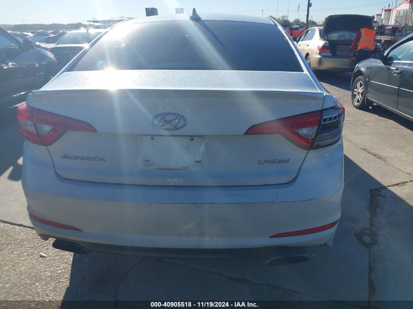 2016 Hyundai Sonata Limited VIN: 5NPE34AF6GH310254 Lot: 40905518