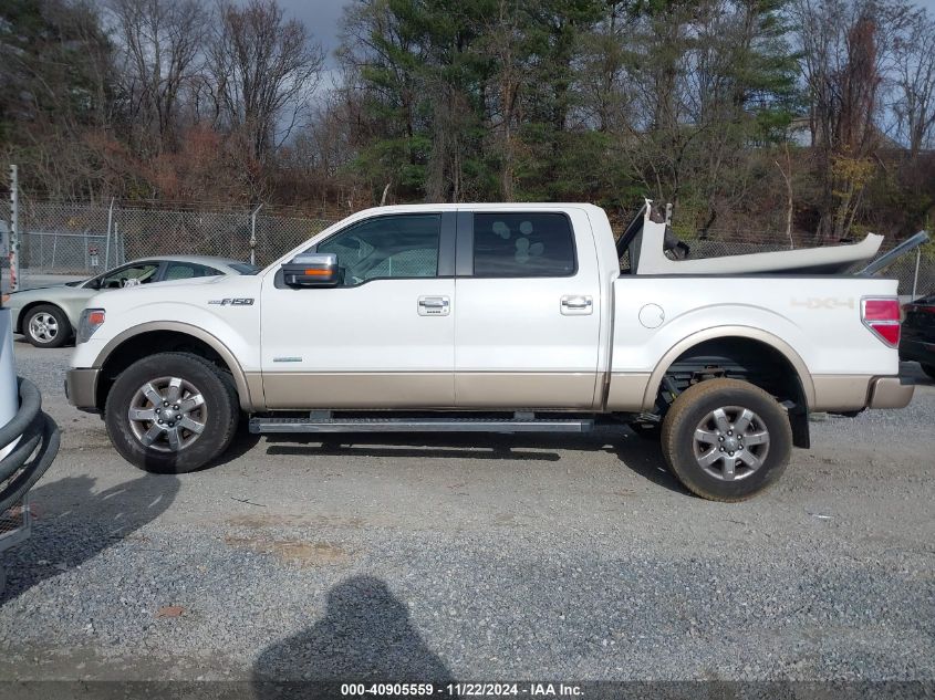 2013 Ford F-150 Lariat VIN: 1FTFW1ET1DFA66383 Lot: 40905559