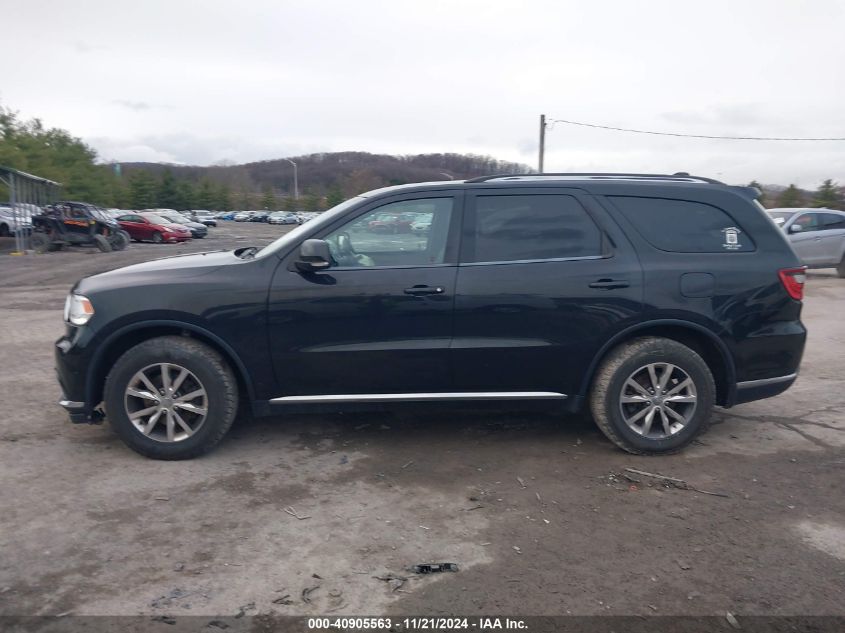 2016 Dodge Durango Limited VIN: 1C4RDJDG6GC340917 Lot: 40905563