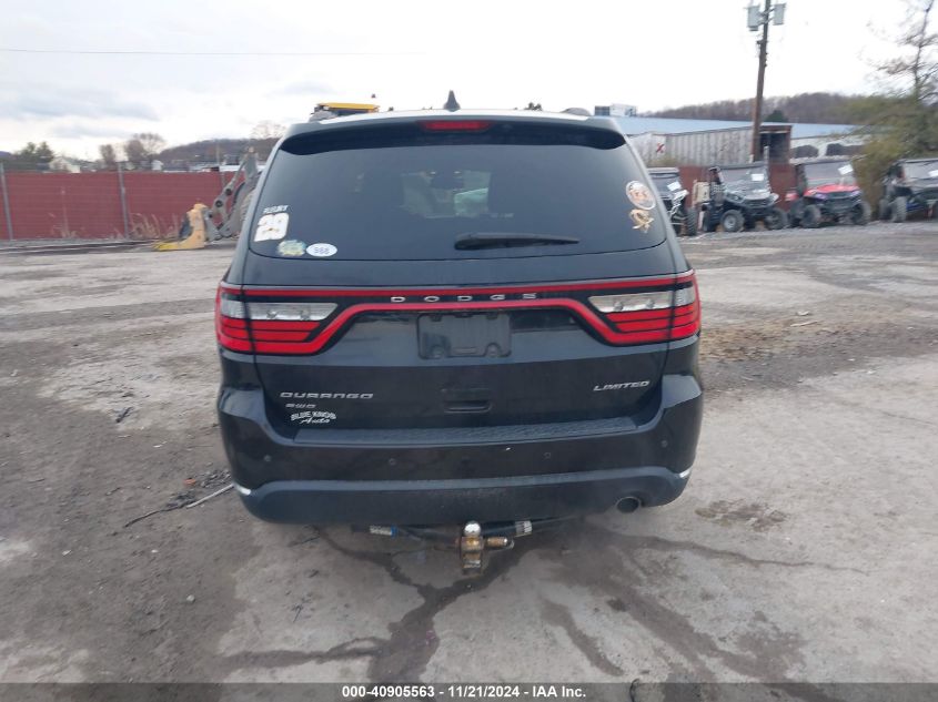 2016 Dodge Durango Limited VIN: 1C4RDJDG6GC340917 Lot: 40905563